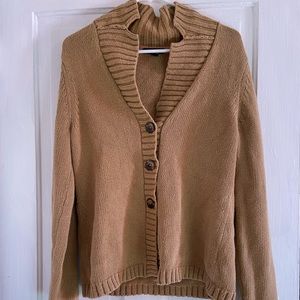 Tan cardigan